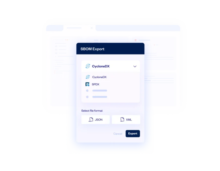 Checkmarx SCA SBOM generation showing software bill of materials output
