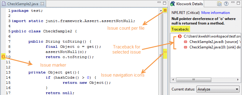 Klocwork Scan Result