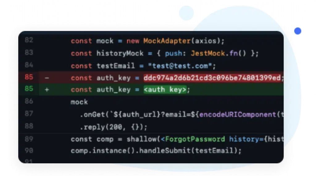 BlueBracket secret management