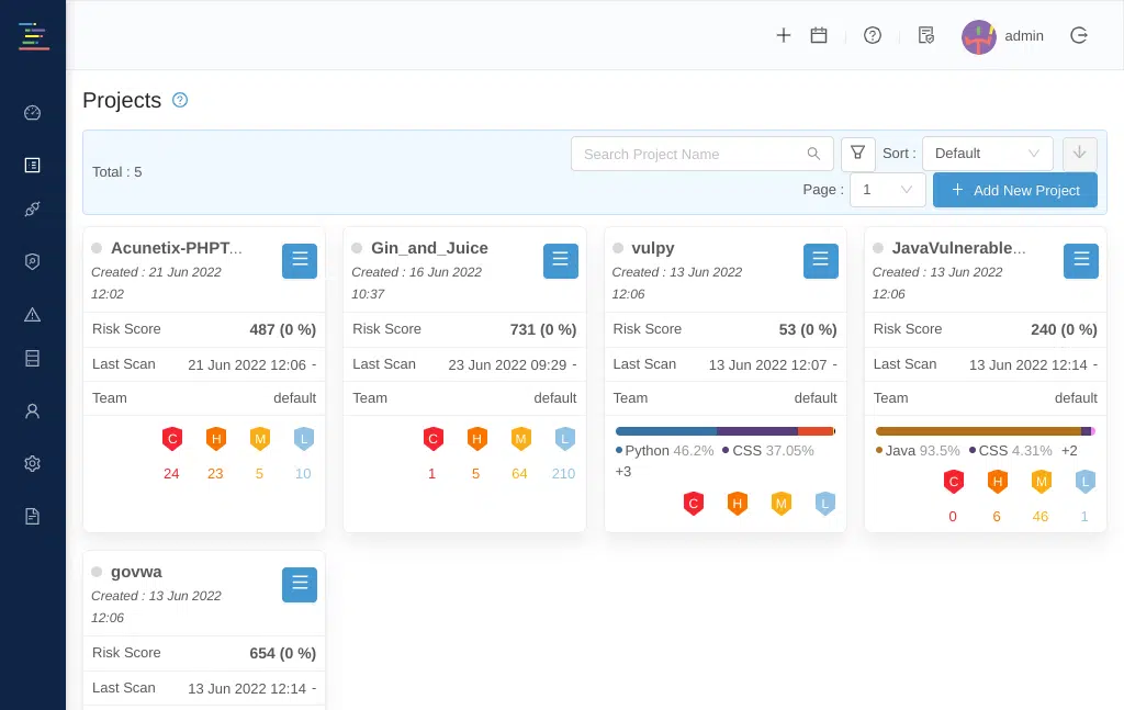 Kondukto-Projects-Dashboard
